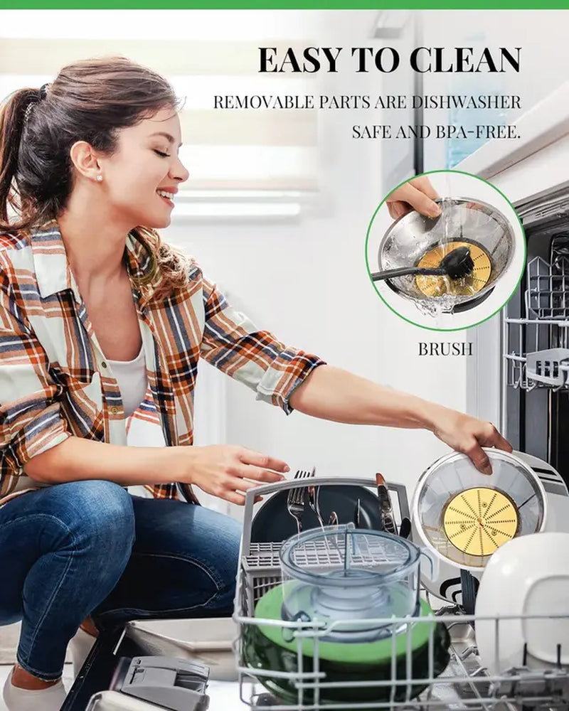 Powerful Juicer Machine with Wide Feed Chute - Extract Juice from Whole Fruits and Veggies with Ease!