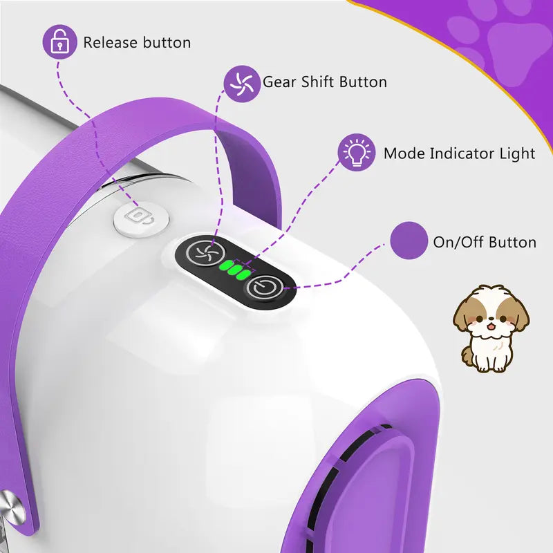 Ultimate Pet Grooming Kit: Powerful 3L Dog Hair Vacuum with Silent Pet Groomer and Hair Removal Brush