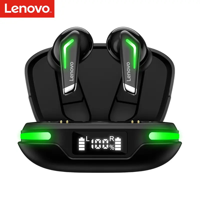 Lenovo GM3 Wireless Bluetooth Earphones with Noise Cancelling and Digital Display