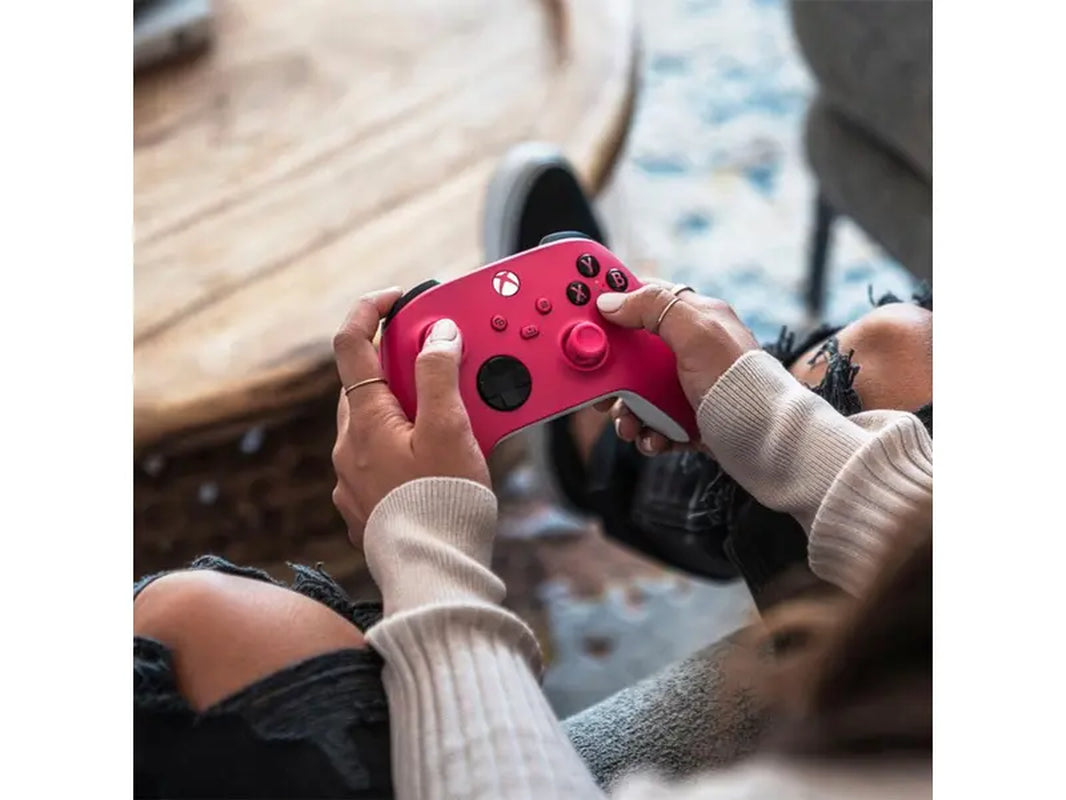 Ultra Deal: Vibrant Custom Deep Pink Microsoft Xbox Wireless Controller with Bluetooth Accessories