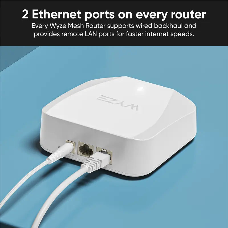 Ultimate Home Connectivity: Wyze Mesh Router Wi-Fi 6, Parental Controls, and Whole Home Coverage