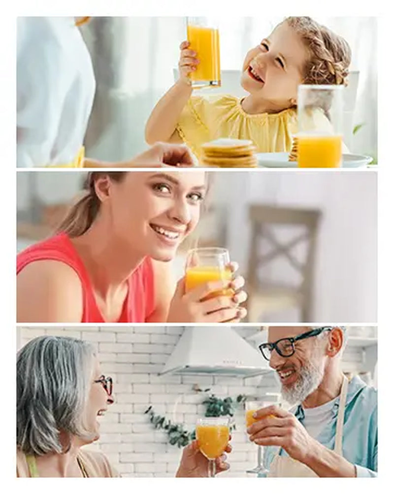 Powerful Juicer Machine with Wide Feed Chute - Extract Juice from Whole Fruits and Veggies with Ease!