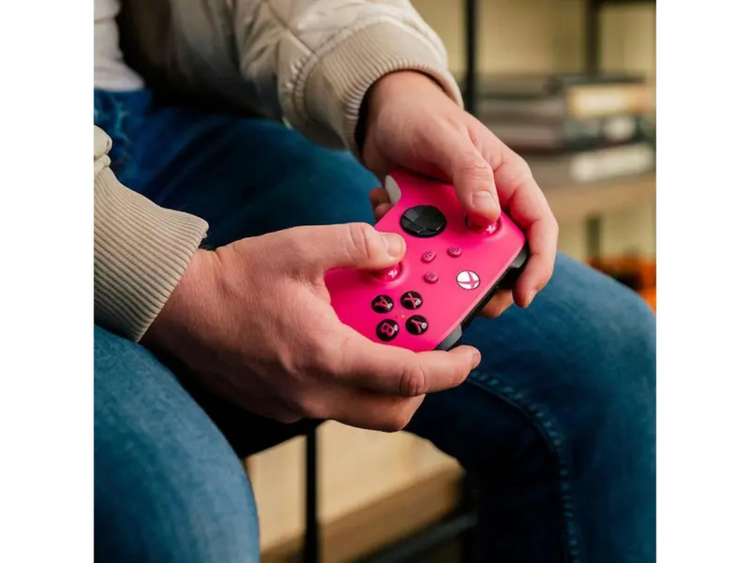 Ultra Deal: Vibrant Custom Deep Pink Microsoft Xbox Wireless Controller with Bluetooth Accessories
