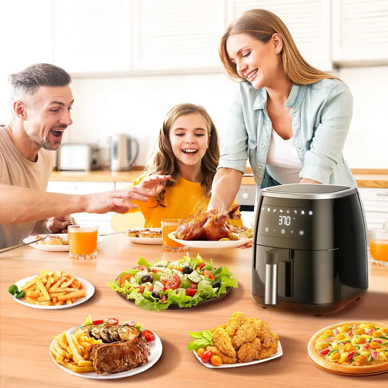 6QT Multi-Function Air Fryer: Air Fry, Roast, Bake, Reheat, Dehydrate - Model 016A