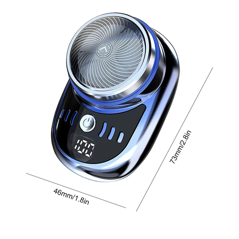 Luxurious Portable Rechargeable Electric Travel Shaver for Men