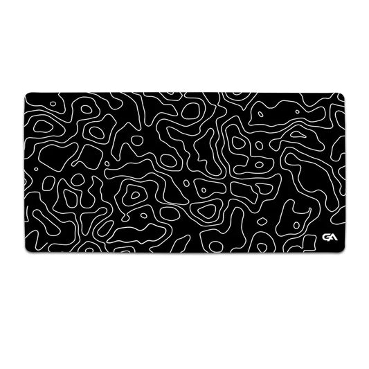 Topo XXL Gaming Mousepad - Large Cloth Surface, Non-Slip Rubber Base - 36” X 18” X 4mm