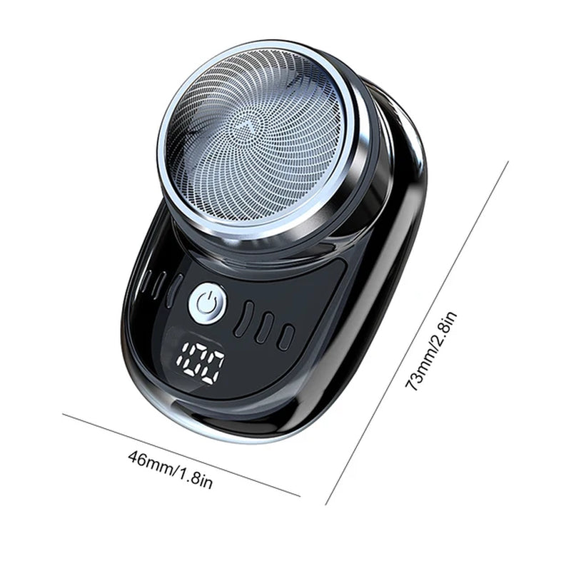 Luxurious Portable Rechargeable Electric Travel Shaver for Men