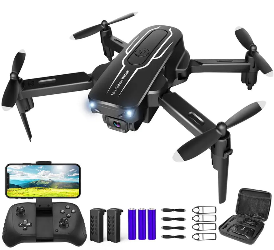 1080P HD Mini Drone with Camera - Selfie Gestures, One Key Start, 360 Flips, RC Quadcopter for Adults and Kids