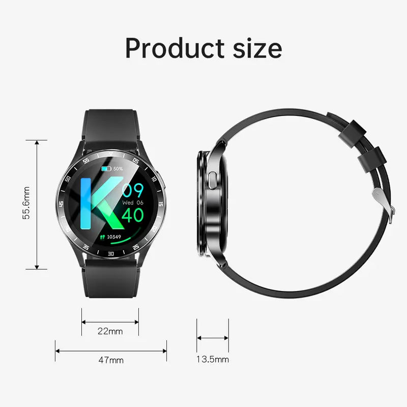 Luxury 2-in-1 Smart Watch with Earbuds: Recording, Heart Rate Monitoring, IPX7 Waterproof Fitness Tracker