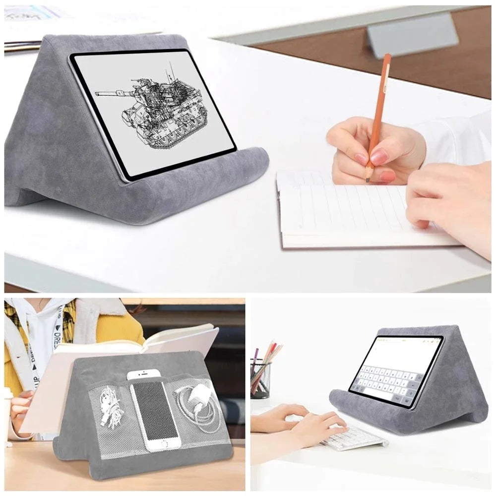 Multi-Functional Sponge Pillow Tablet Stand for Ultimate Comfort and Convenience