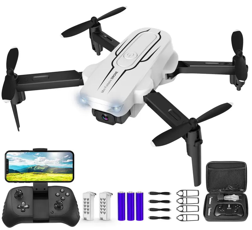 1080P HD Mini Drone with Camera - Selfie Gestures, One Key Start, 360 Flips, RC Quadcopter for Adults and Kids