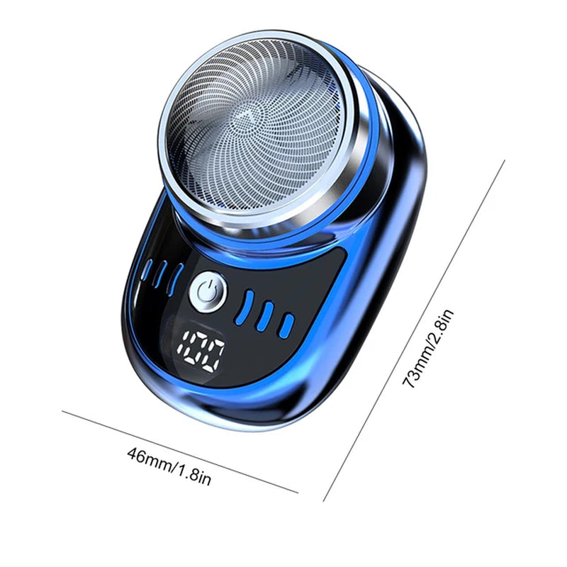 Luxurious Portable Rechargeable Electric Travel Shaver for Men